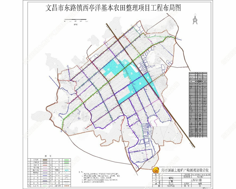 文昌市东路镇西亭洋基本农田整理项目
